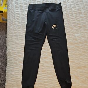 Nike Air Black Abd Gold Leggings